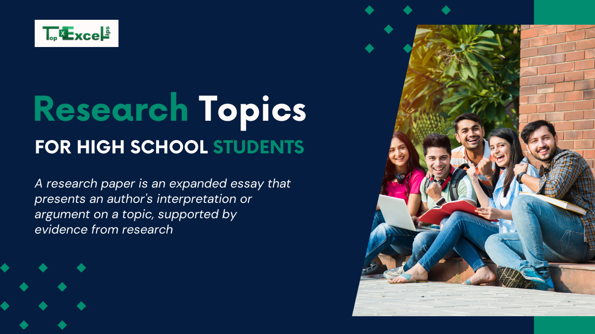 Research Topics for High School Students
