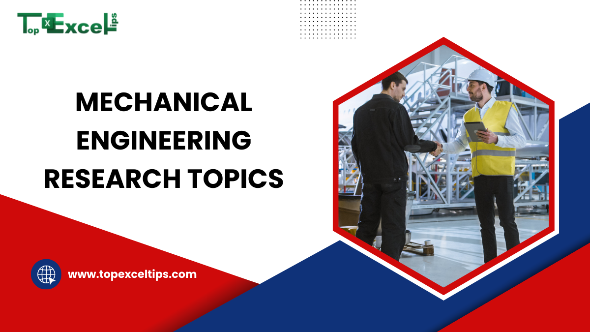 mechanical engineering research topics