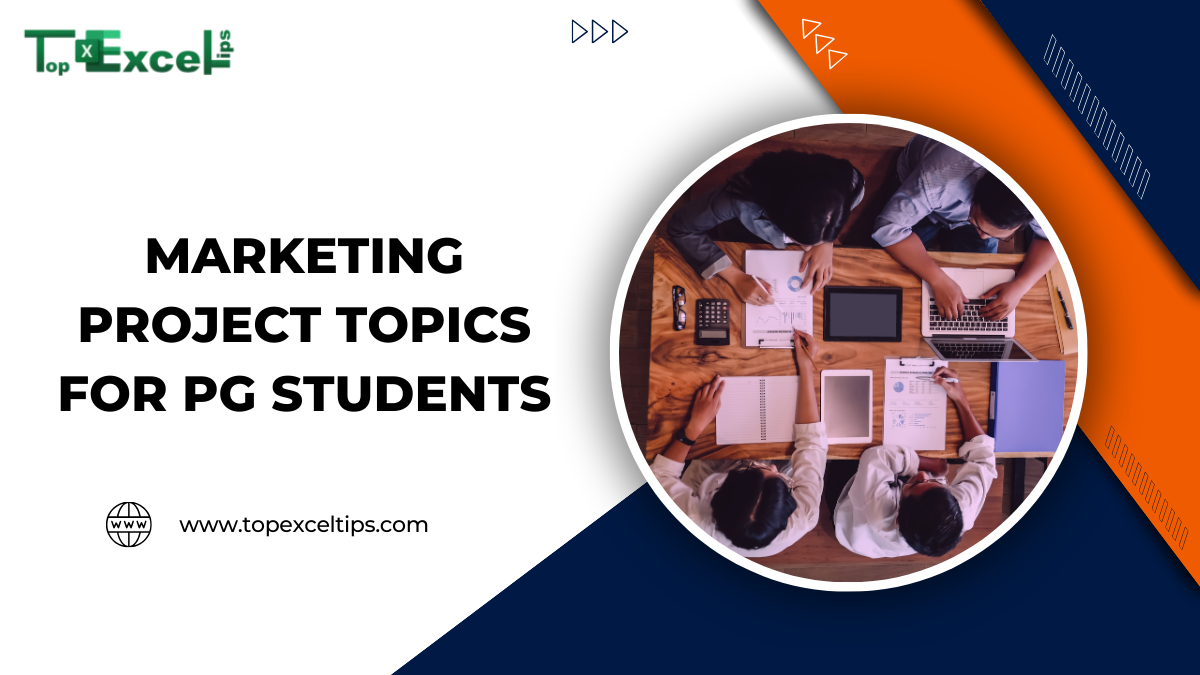 marketing project topics for pg students