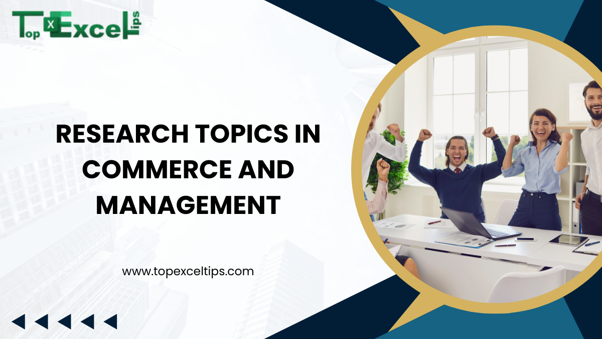 research topics in commerce and management