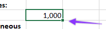 this image shows the first steps on How to Copy Formatting With the Fill Handle