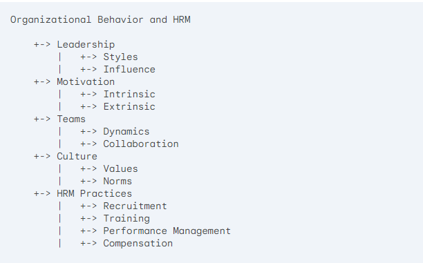 Organizational Behavior and Human Resource Management