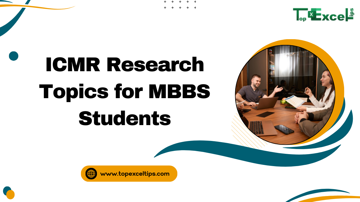 icmr research topics for mbbs students