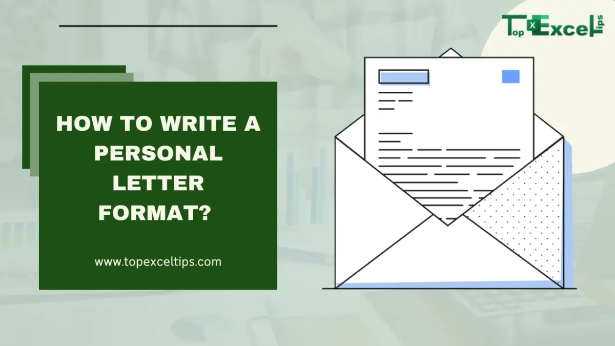 How to Write a Personal Letter Format