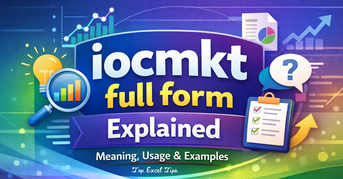 iocmkt full form