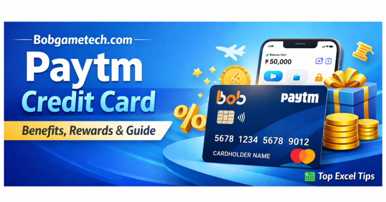 Bobgametech.com Paytm Credit Card