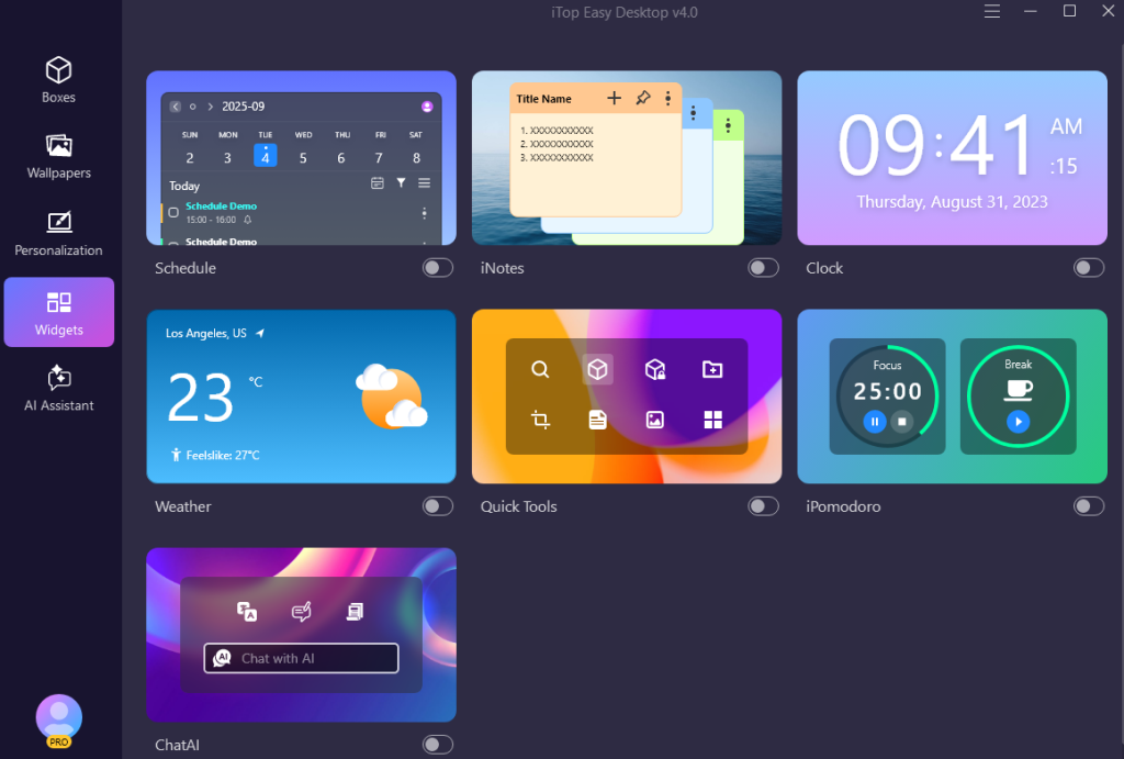 Integrated widgets for an efficiency boost